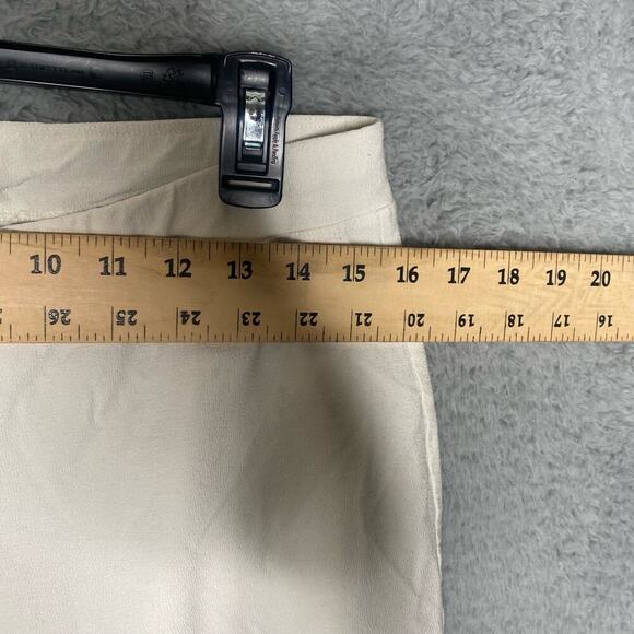 Eileen Fisher womens M High Waist Slim Crop Pants Viscose blend career office - Picture 9 of 10